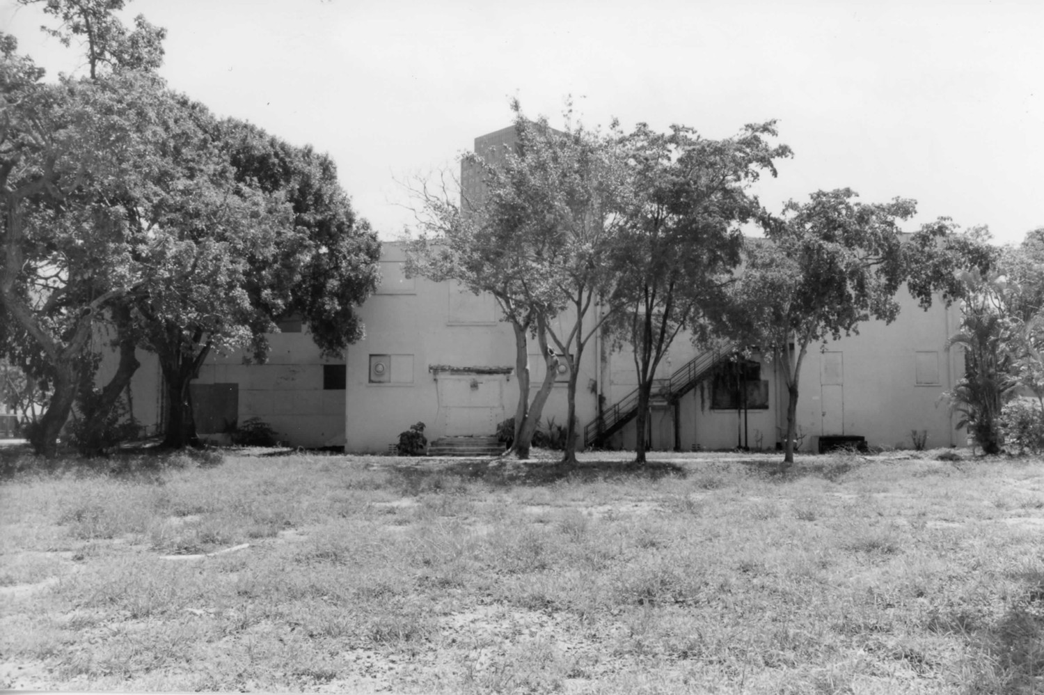 South Side School, Fort Lauderdale Florida Rear exterior of school, facing northeast (2005)