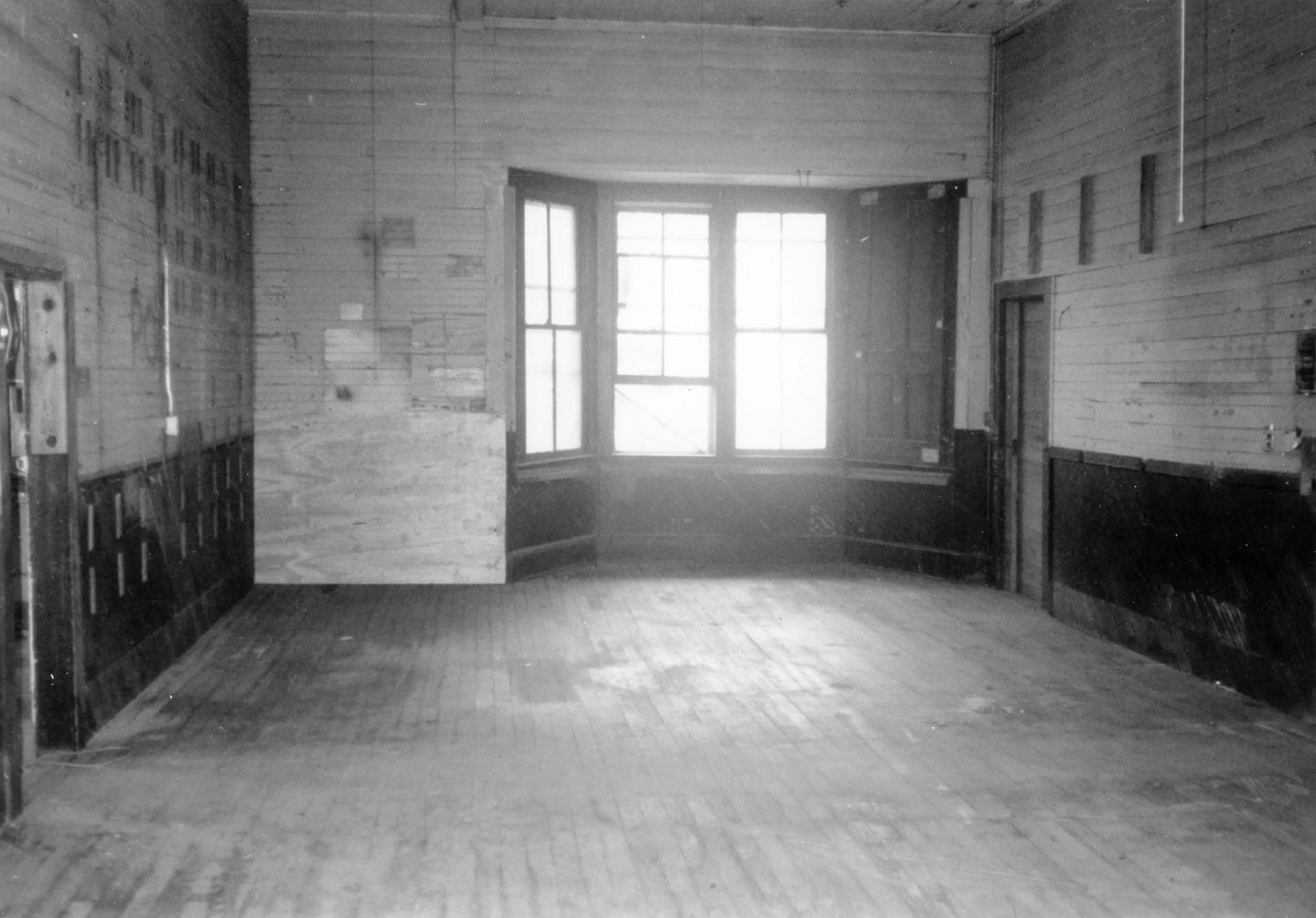 Old Gainesville Seaboard Airline Railroad Depot, Gainesville Florida Interior of station master's office (1995)