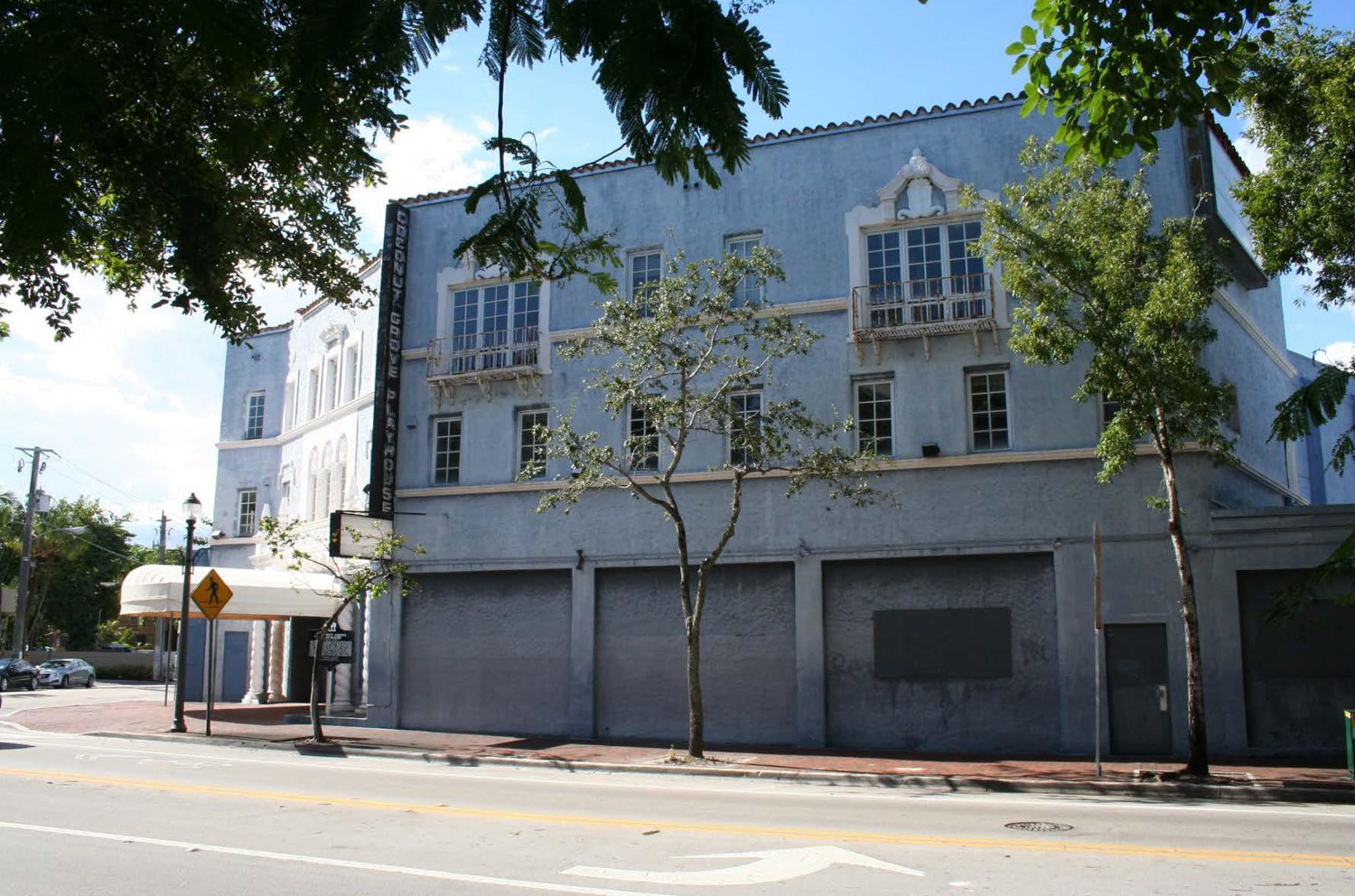 Coconut Grove Playhouse, Miami Florida South Elevation Right Bay (2016)