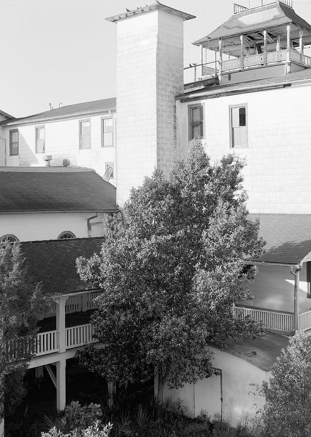 Ormond Hotel, Ormond Beach Florida 1992 REAR, LOBBY ELEVATOR SHAFT