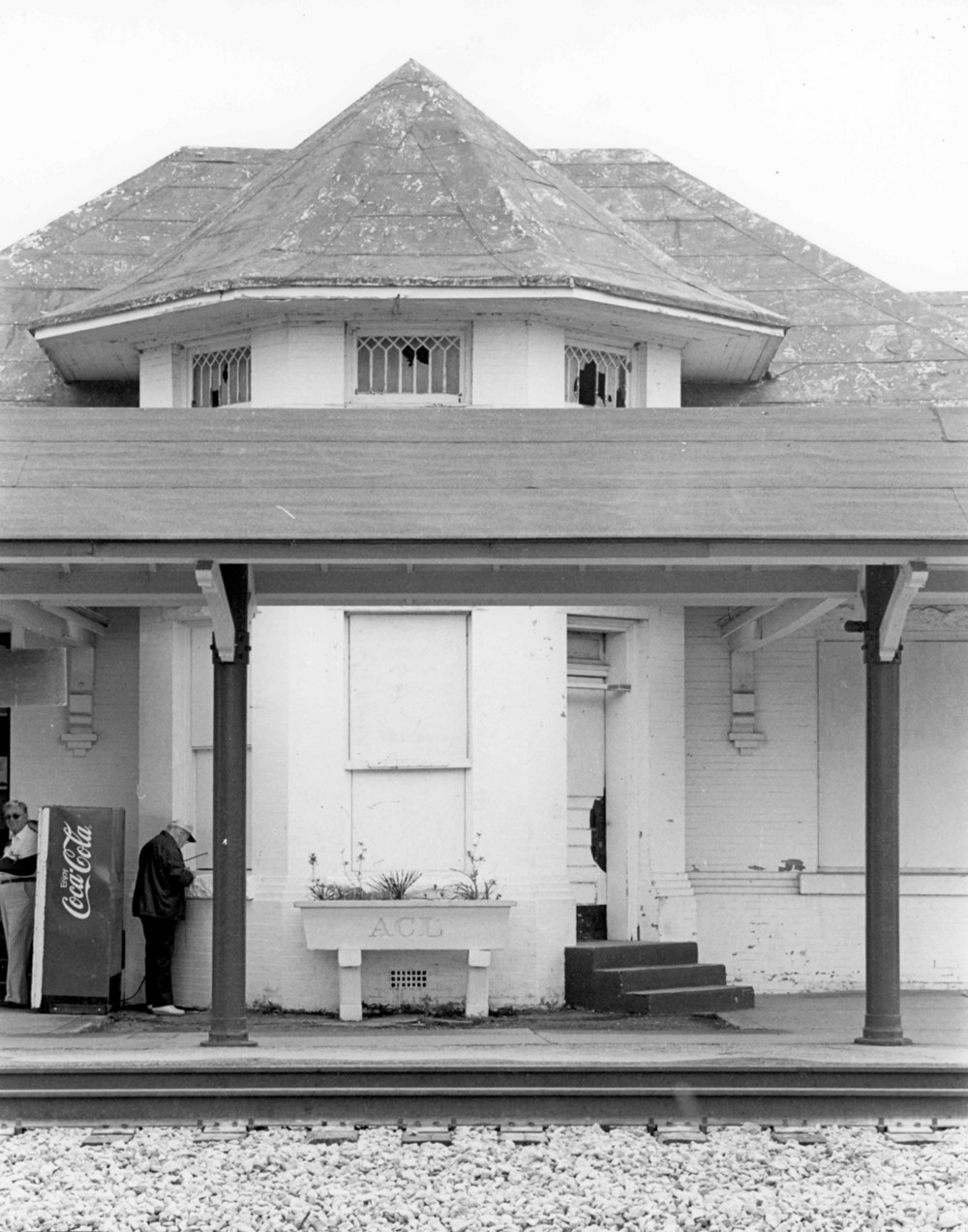 Old Atlantic Coast Line Union Depot, Palatka Florida West Elevation (1987)