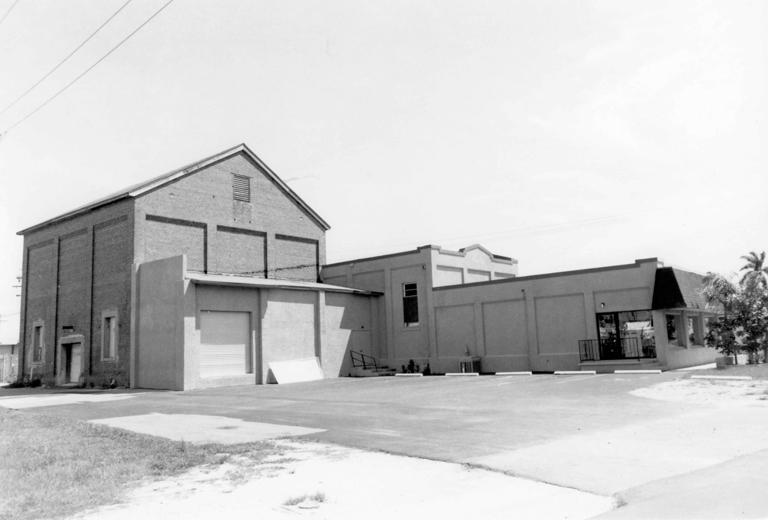 Punta Gorda Ice Plant, Punta Gorda Florida Rear elevation (1988)