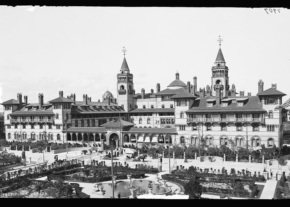 Hotel Ponce de Leon, St Augustine Florida 1890s 