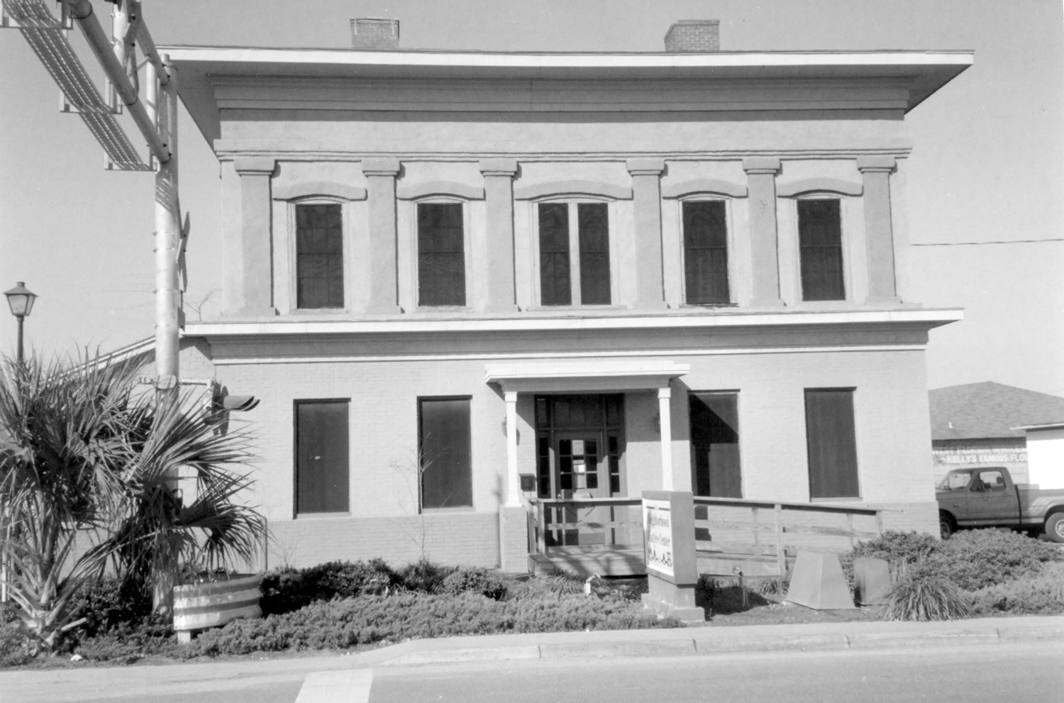 Jacksonville, Pensacola and Mobile Railroad Company Freight Depot, Tallahassee Florida East, Main facade (1997)