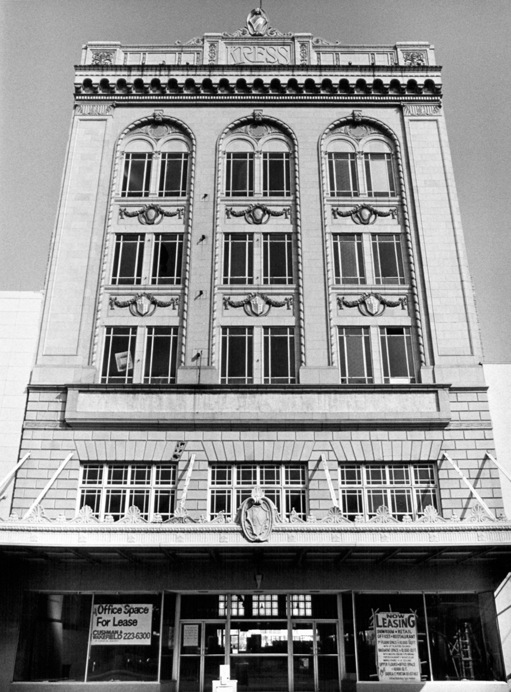 S.H. Kress and Co. Building, Tampa Florida West elevation - Franklin Street Mall (1981)