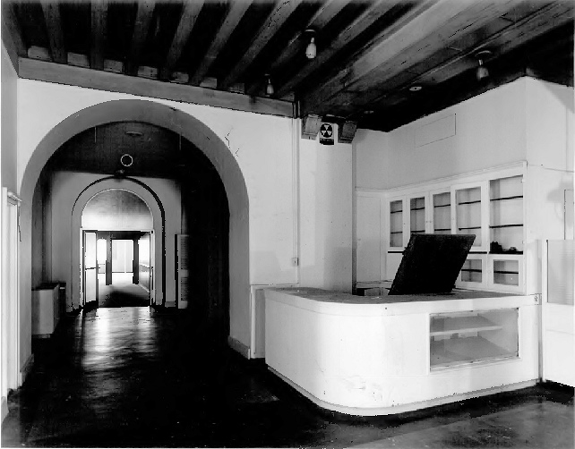 New Albany Hotel, Albany Georgia 1981 Hotel lobby and central corridor