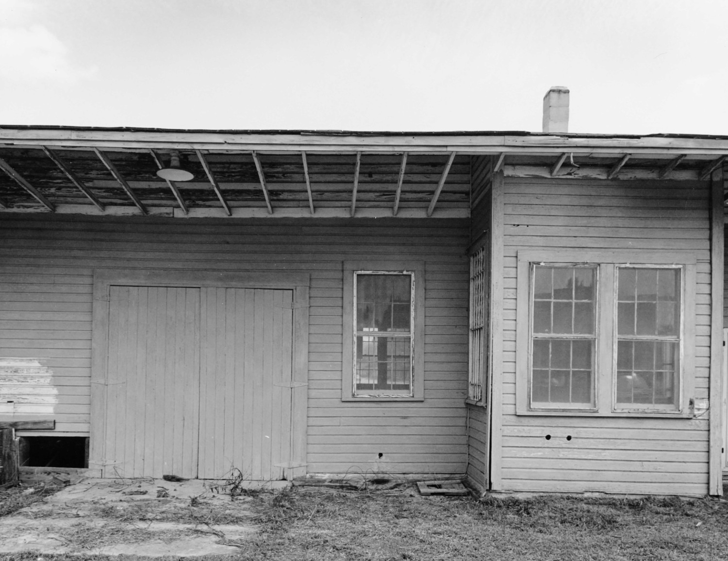 Alma Depot, Alma Georgia Detail of south side (1982)