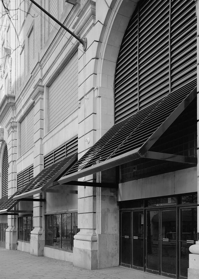 Rich's Downtown Department Store, Atlanta Georgia 1994  View of ground floor window detail on east side of 1924 store.