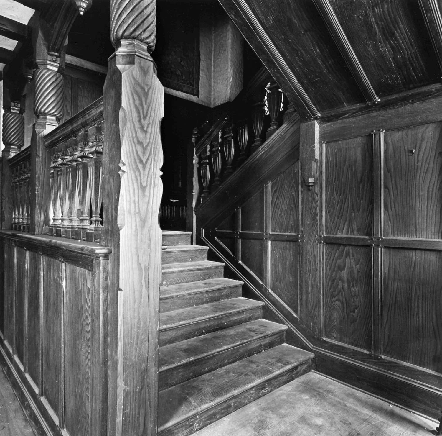 Glenridge Hall House, Sandy Springs Georgia Stairwell (1980)