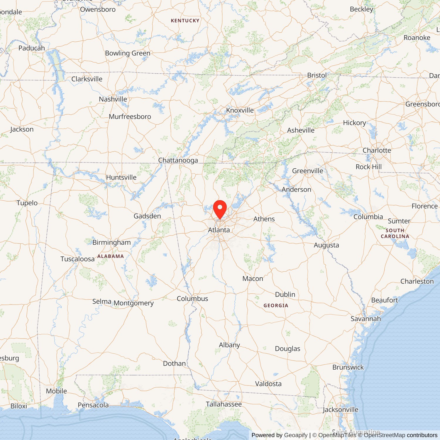 Glenridge Hall House State Map