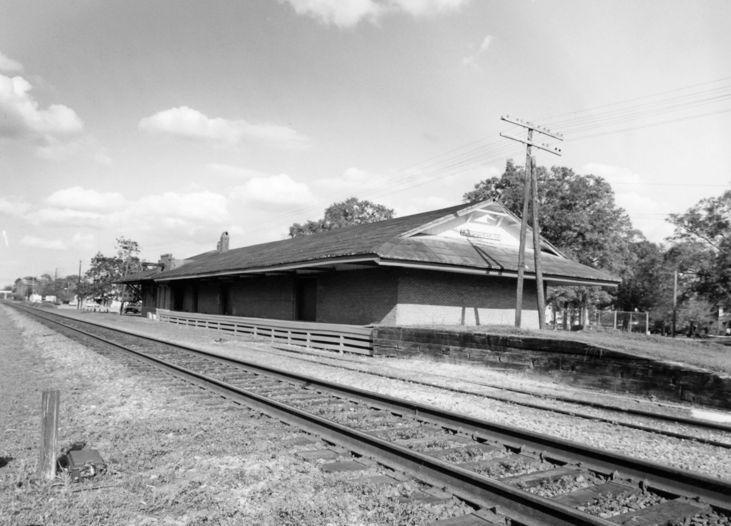 Blackshear Depot, Blackshear Georgia Rear facade (1997)