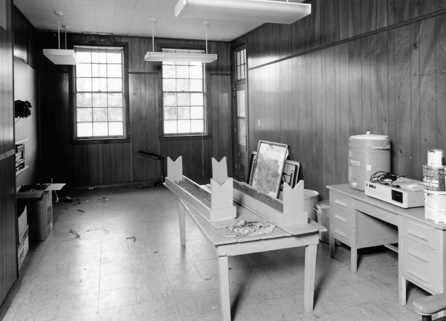 Blackshear Depot, Blackshear Georgia Interior of former African-American waiting room (1997)