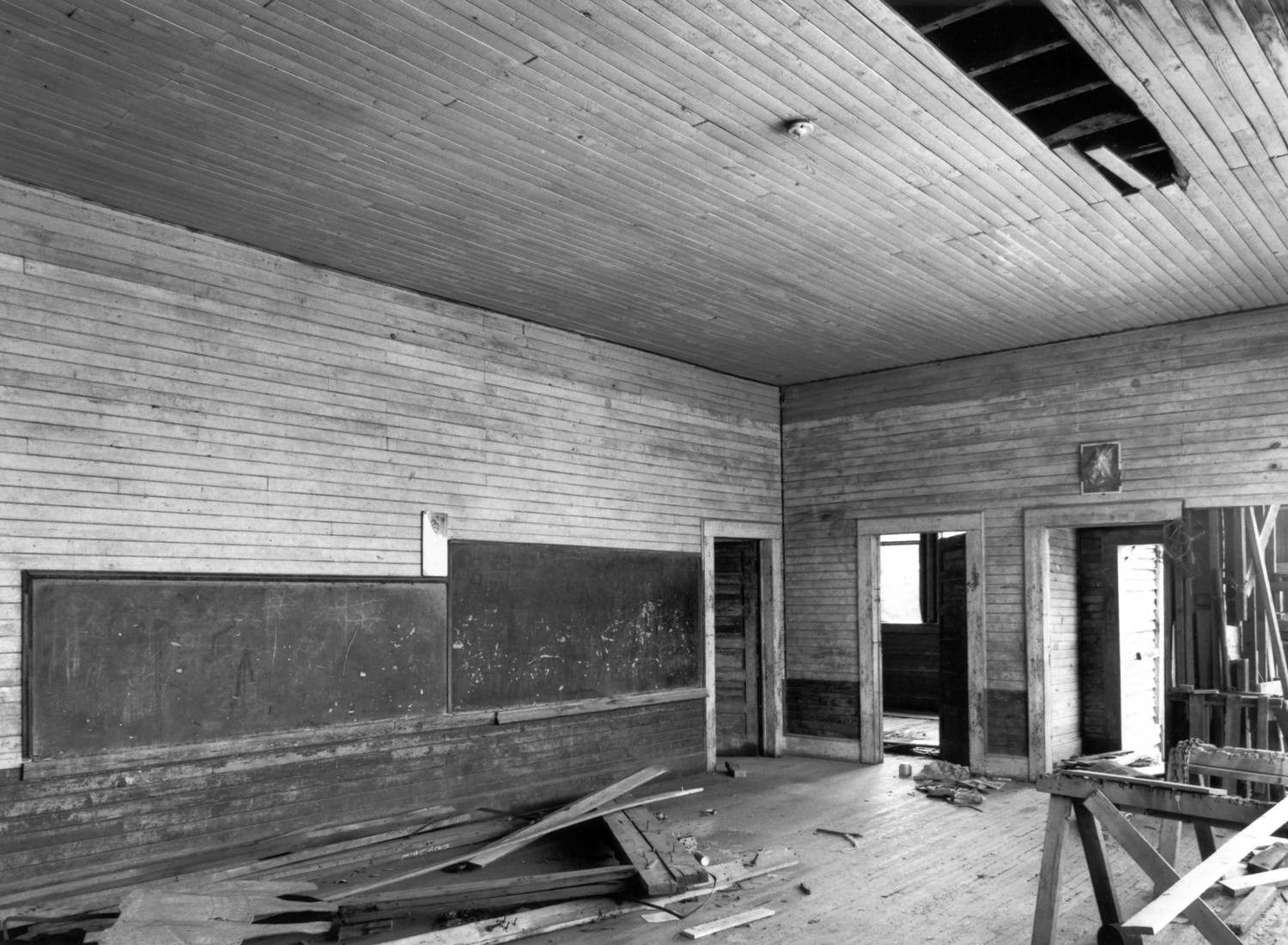 Noble Hill School, Cassville Georgia West classroom (1986)