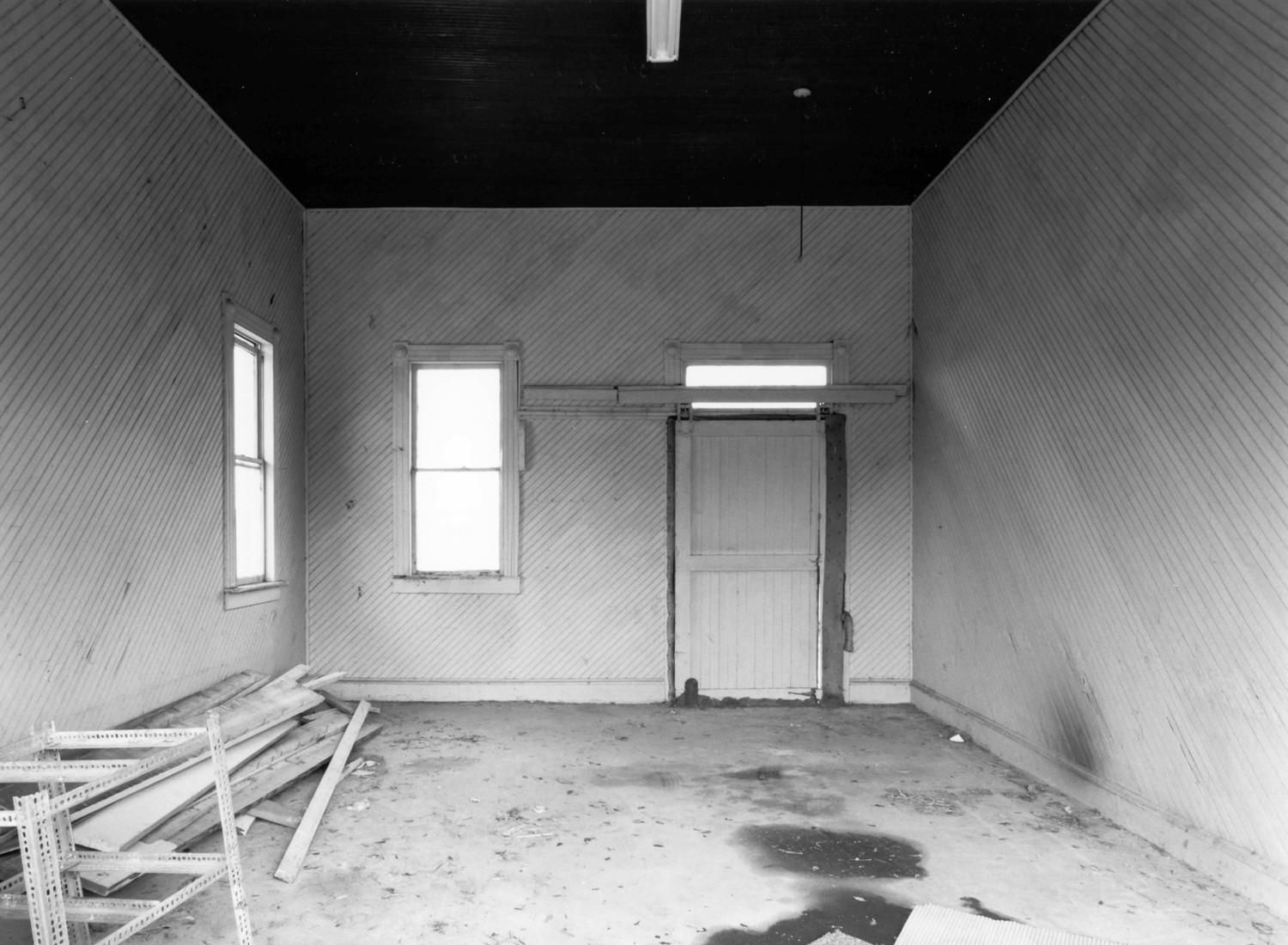 Elberton Depot, Elberton Georgia Baggage Room (1986)