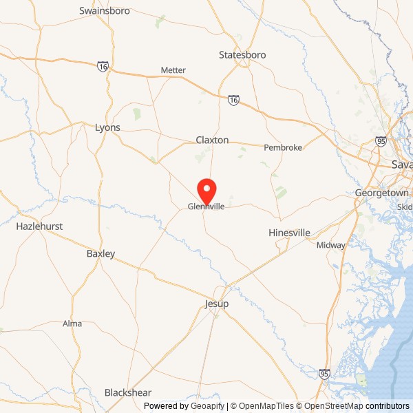 Glennwanis Hotel Location Map