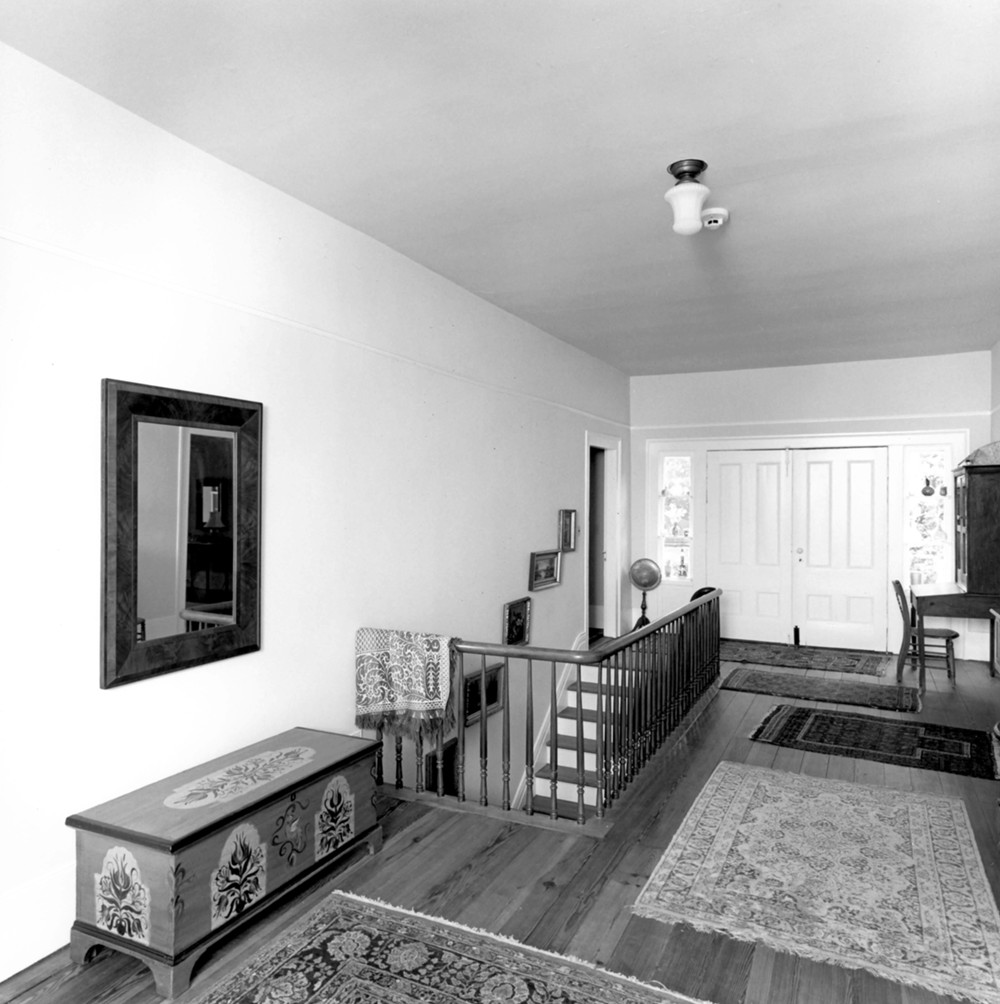 John Chapman Plantation - Hollywood, Jeffersonville Georgia Second floor stair hall looking south (1981)