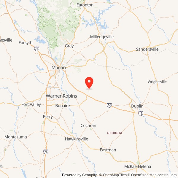 John Chapman Plantation - Hollywood Location Map