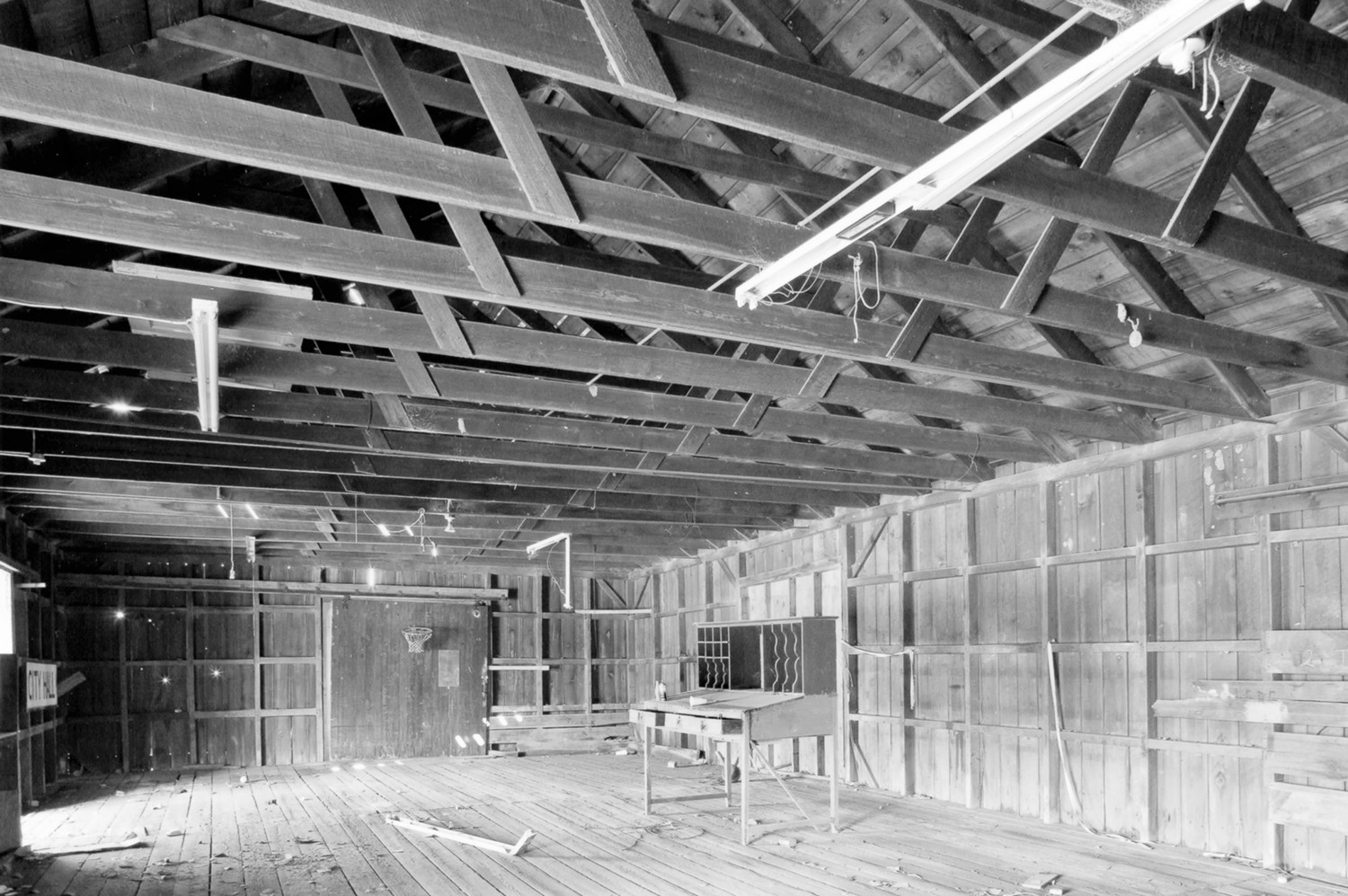 Former Central of Georgia Railroad Depot, Leesburg Georgia Baggage room (2007)