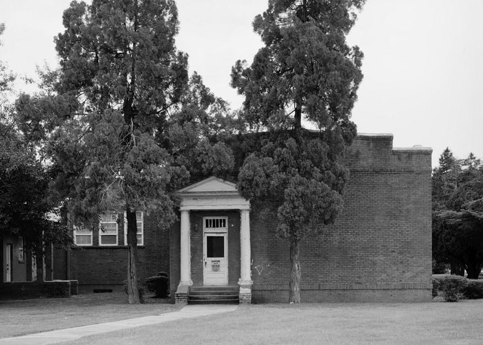 Plains High School, Plains Georgia 1989 NORTH REAR OF WEST WING