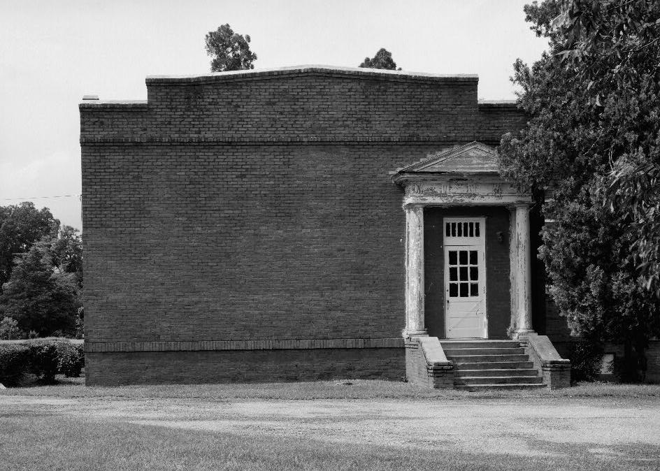 Plains High School, Plains Georgia 1989 SOUTH FRONT OF WEST WING