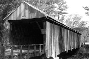 Auchumpkee Creek Covered Bridge - Hootenville Covered Bridge, Thomaston Georgia
