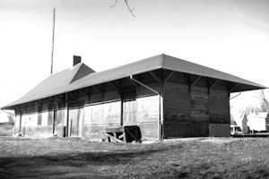 Chicago, Milwaukee, St. Paul & Pacific Depot, Delmar Iowa