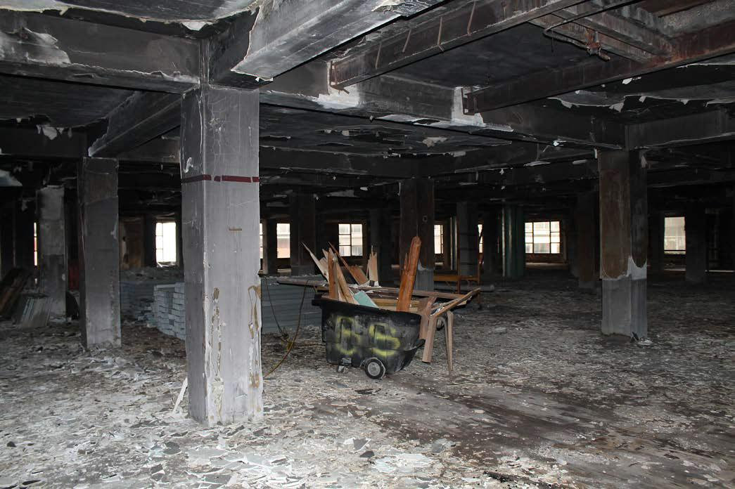 Younker Brothers Department Store, Des Moines Iowa Third floor, looking southwest (2015)