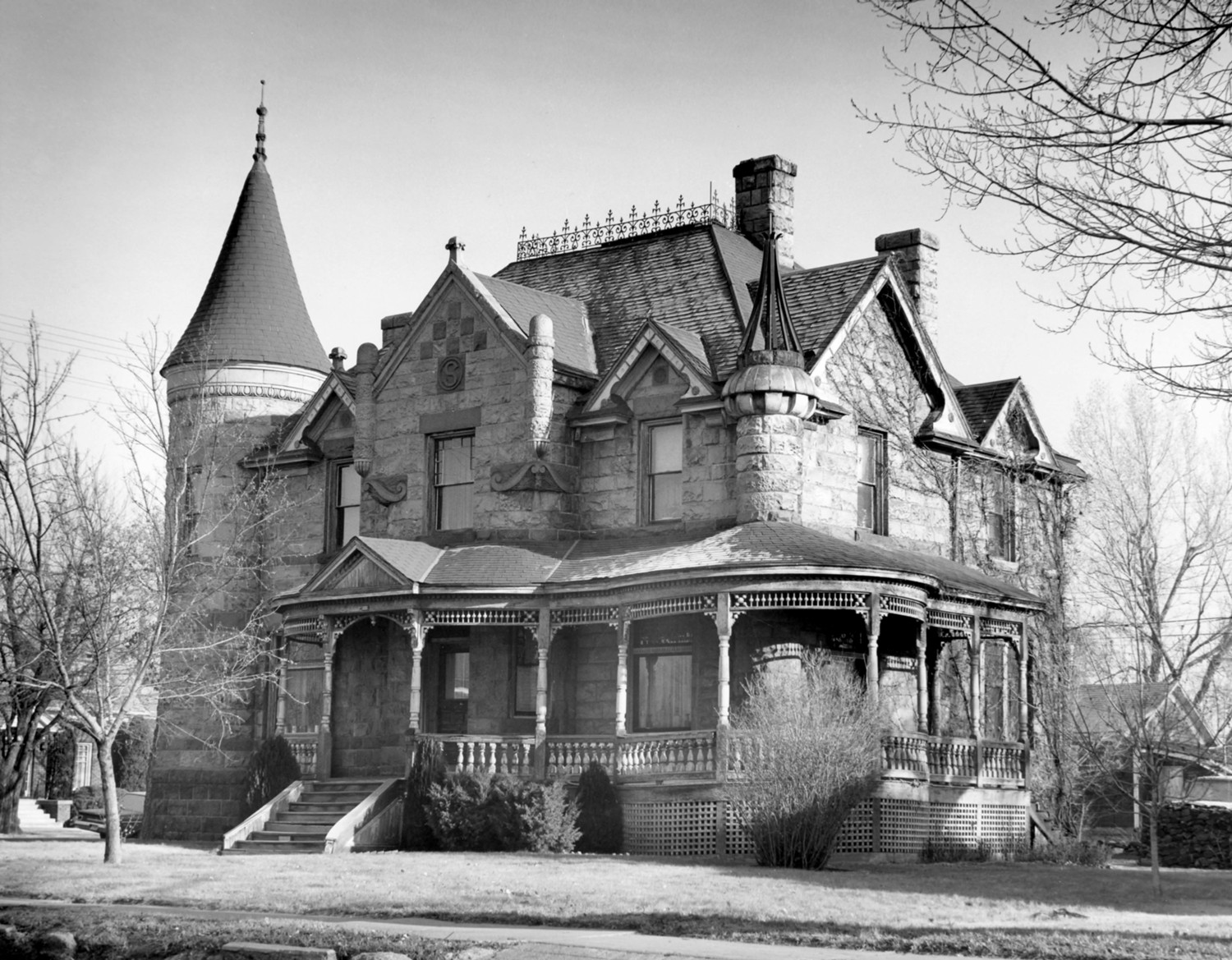 Southwest front of the house (1970)
