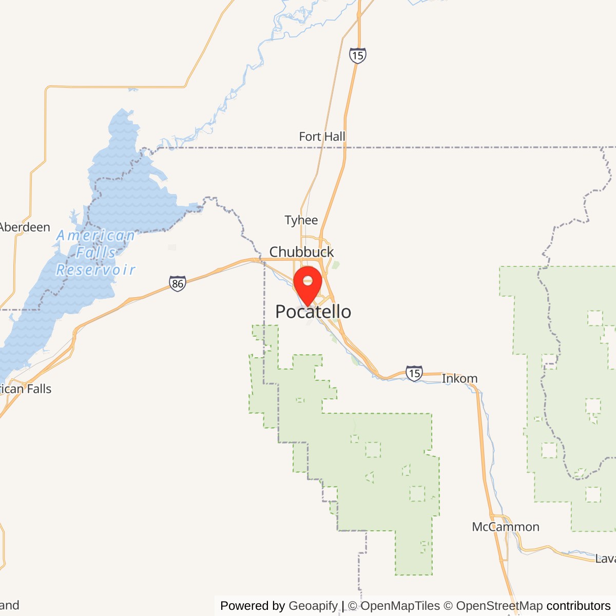 Standrod House Location Map