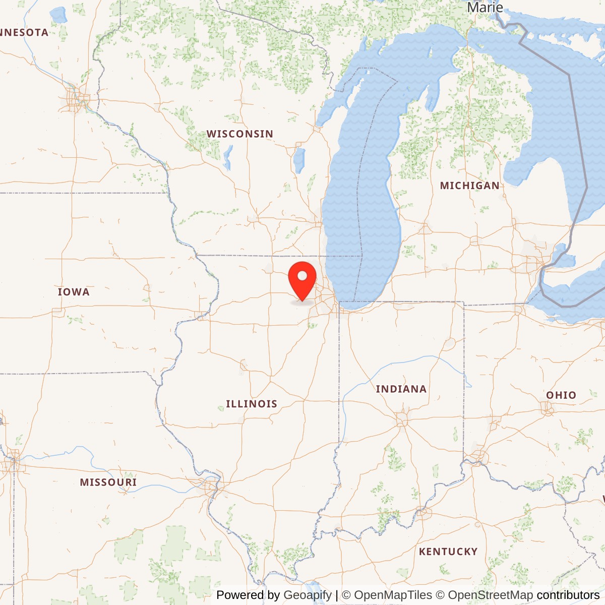 Aurora Watch Factory - Aurora Corset Company State Map
