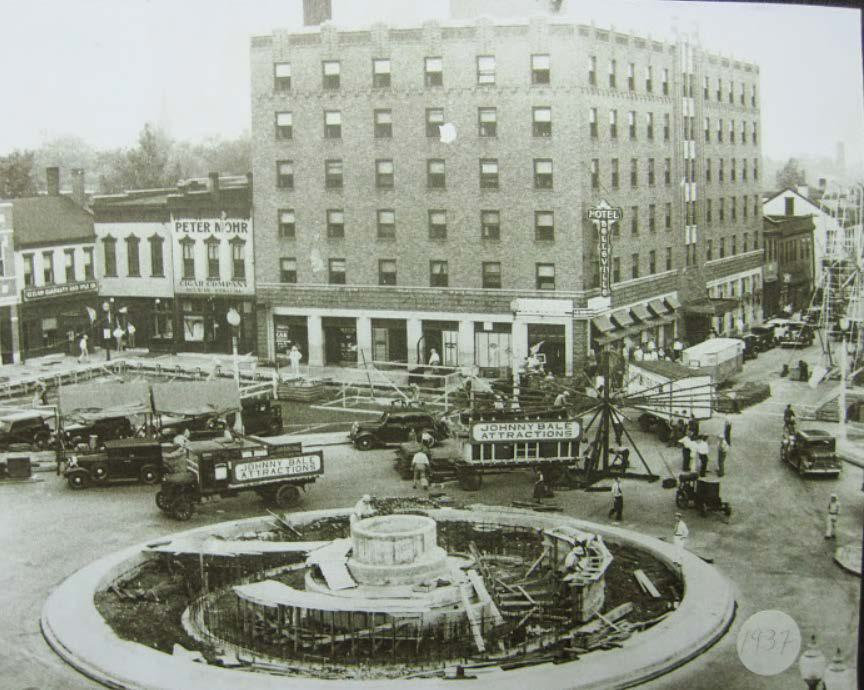 Hotel Belleville, Belleville Illinois 1937 photo of hotel (1937)