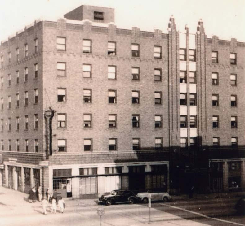 Hotel Belleville, Belleville Illinois 1943 photograph of hotel (1943)