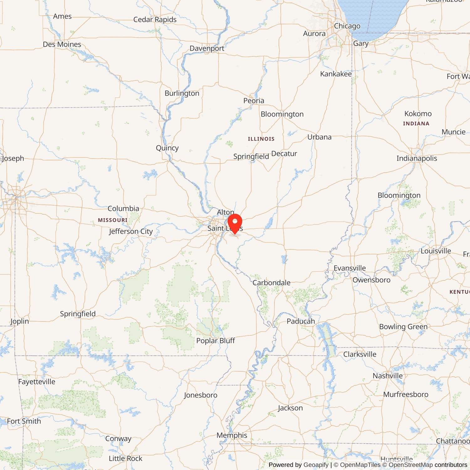 Hotel Belleville State Map