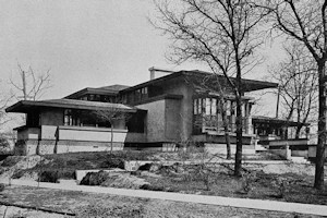 Oscar Steffens House - Frank Lloyd Wright, Chicago Illinois