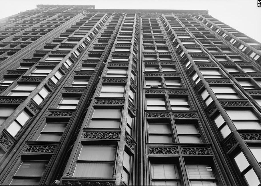 Fisher Building, Chicago Illinois WEST ELEVATION (1971)