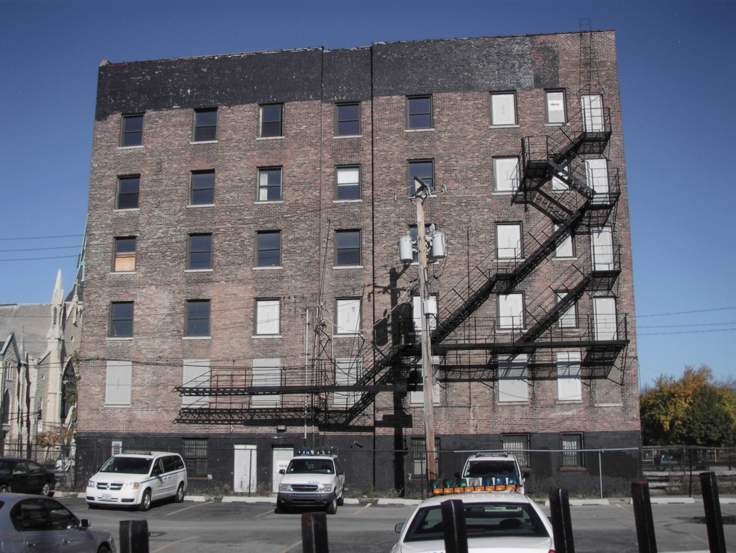 Union Park Hotel, Chicago Illinois South Elevation (2009)