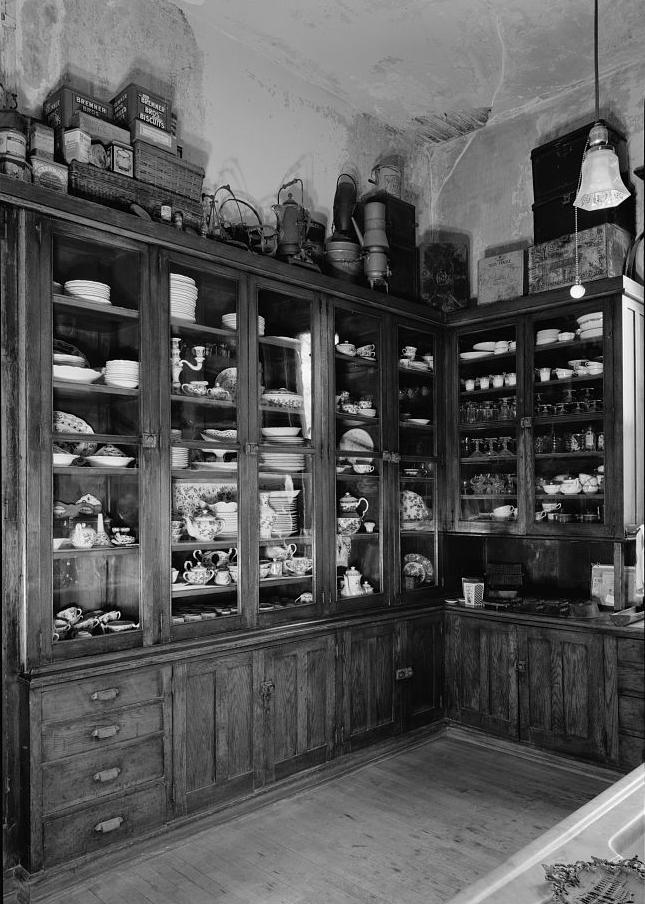 Hegeler Carus Mansion, La Salle Illinois 2008 First floor, pantry, south wall