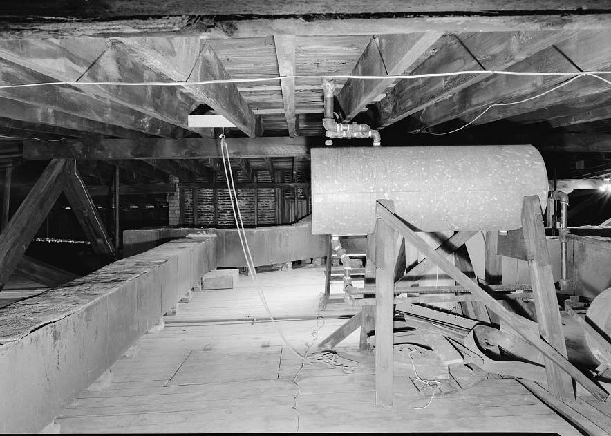 Hegeler Carus Mansion, La Salle Illinois 2008 Attic, crawl space, view south from north center