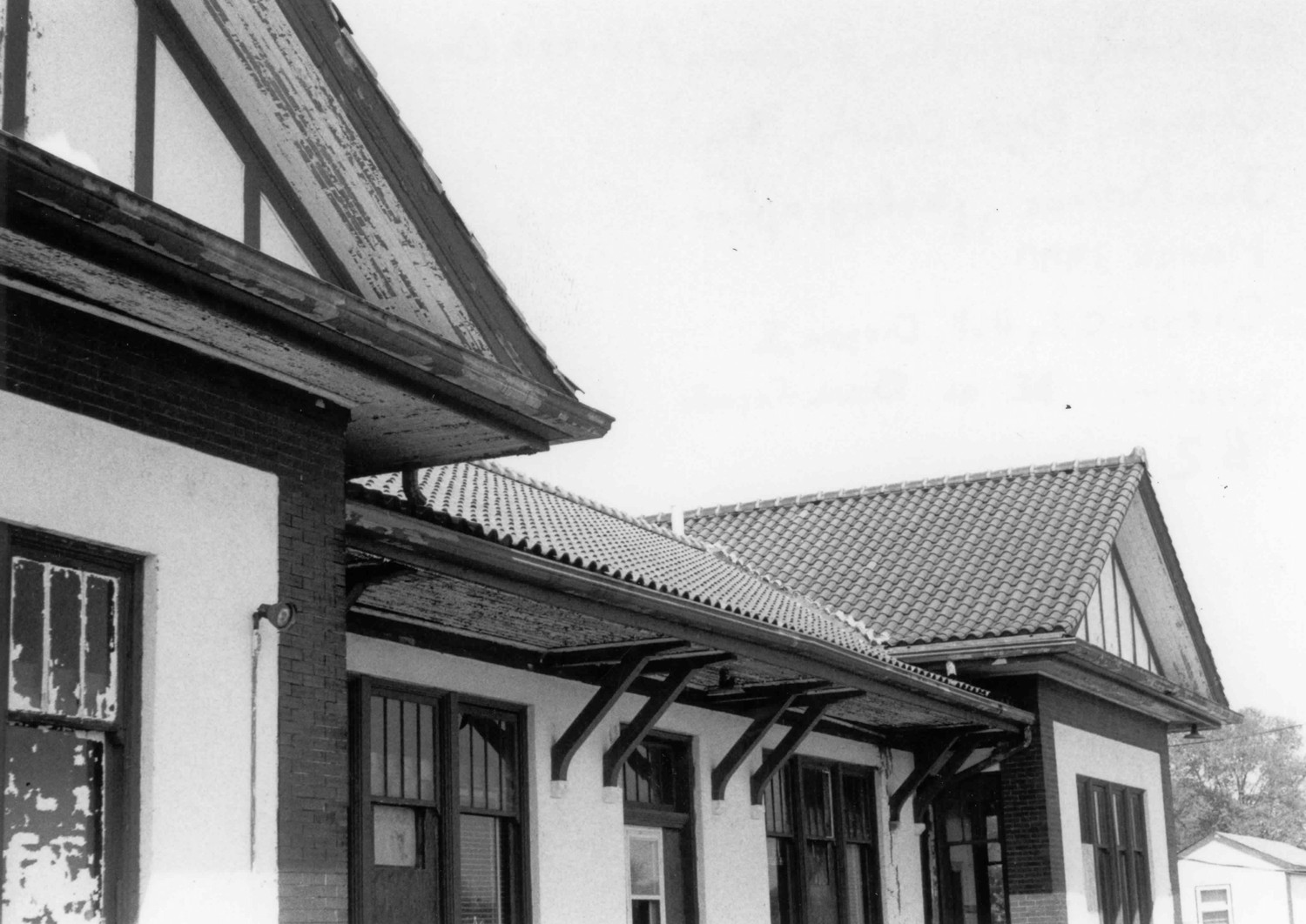 Chicago, Burlington, and Quincy Railroad Depot, Oregon Illinois South elevation (1994)