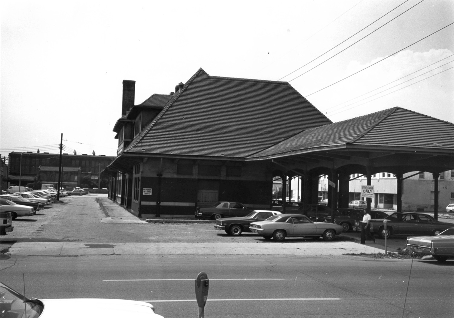 Union Station, Springfield Illinois View from southeast at 6th Street (1977)