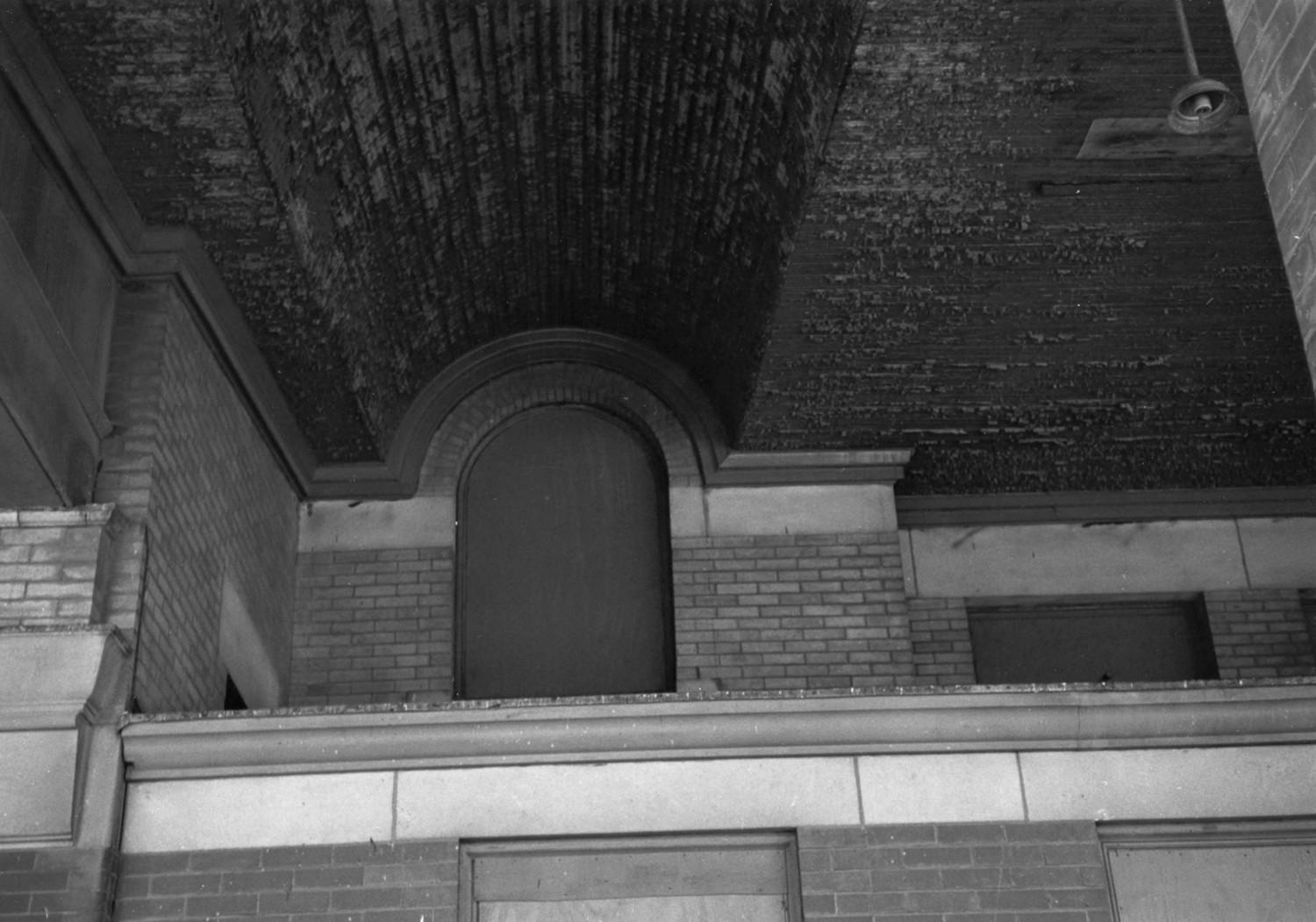 Union Station, Springfield Illinois Underside of canopy north side (1977)