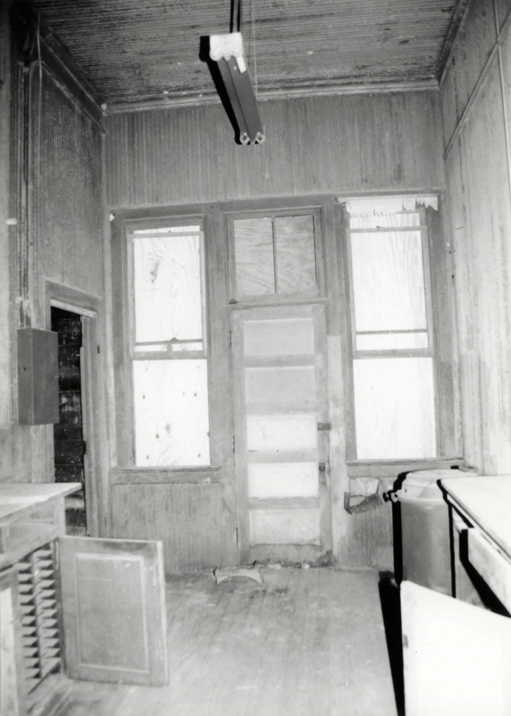 Illinois Central Railroad Depot, Ullin Illinois Ticket office (1998)