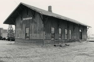 Chicago, Burlington & Quincy Railroad Depot, Wyoming Illinois
