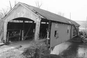 Brouilletts Creek Covered Bridge, Clinton Indiana