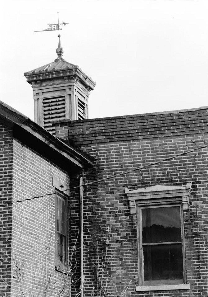 Roots Blower Company, Connersville Indiana 1974 VIEW SHOWING CUPOLA AND ROOTS WEATHER VANE