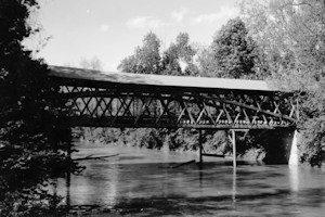 Adams Mill Covered Bridge - Carroll County Bridge 39, Cutler Indiana