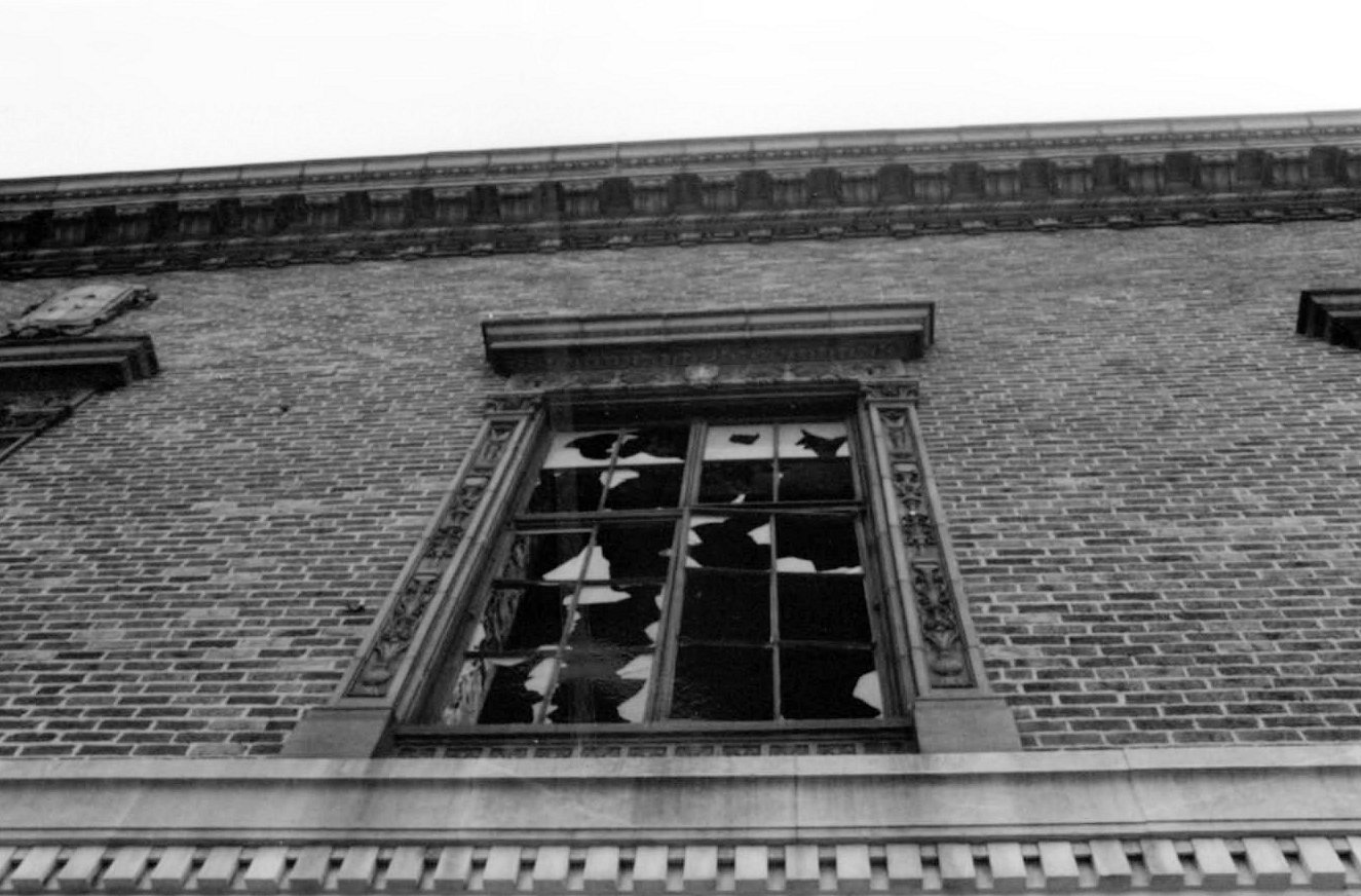 Knights Of Columbus Building, Gary Indiana Ballroom Window (1983)