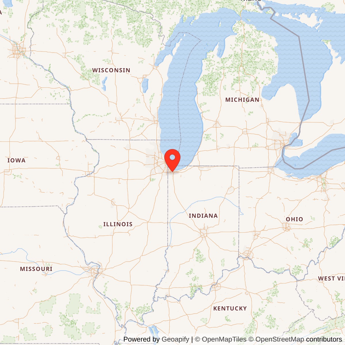 Theodore Roosevelt High School State Map