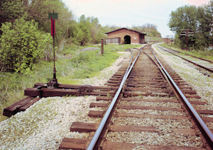 Passenger and Freight Railroad Station, Gosport Indiana