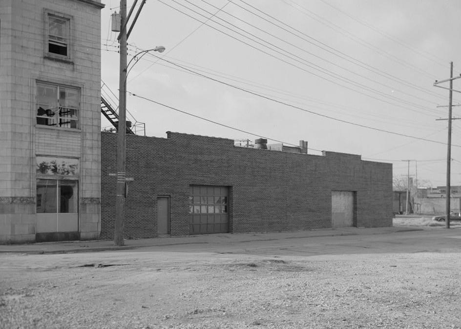 Indiana Hotel, Hammond Indiana 1991 View south, north elevation